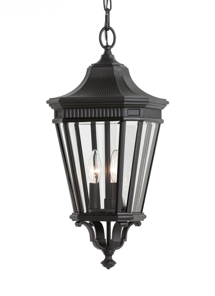 Generation Lighting - Feiss 3 - Light Pendant OL5411 Outdoor Hanging Lights Generation Lighting Black  