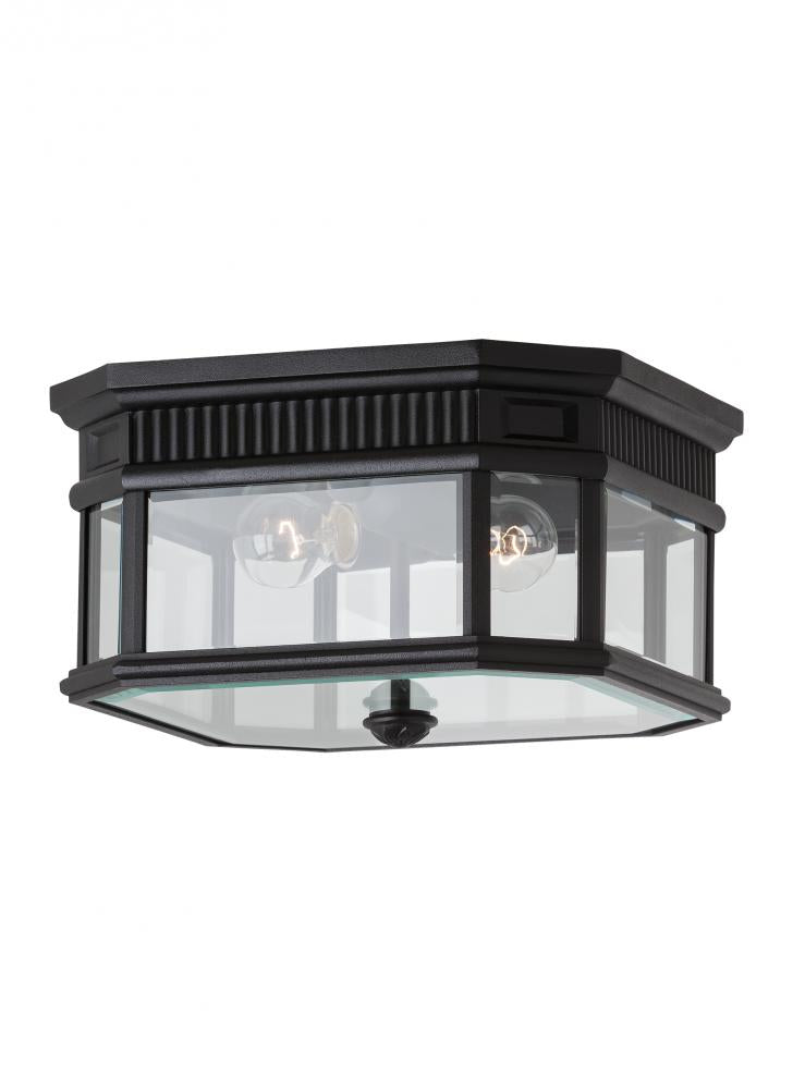 Generation Lighting - Feiss 2 - Light Ceiling Fixture OL5413 Ceiling Flush Mounts Generation Lighting Black  