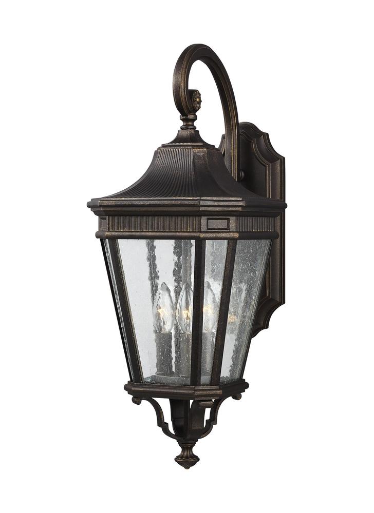 Generation Lighting - Feiss 3 - Light Wall Lantern OL5422 Outdoor Wall Lights Generation Lighting Bronze  