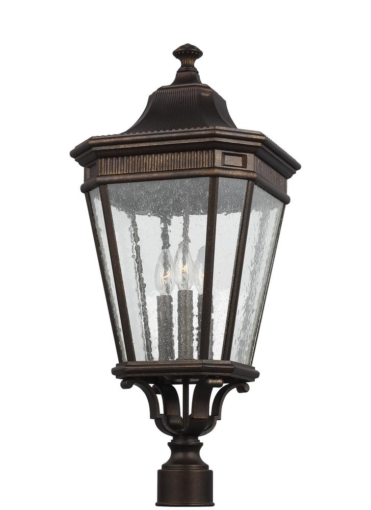 Generation Lighting - Feiss 3 - Light Post/Pier Lantern OL5428 Outdoor l Post/Pier Mounts Generation Lighting Bronze  