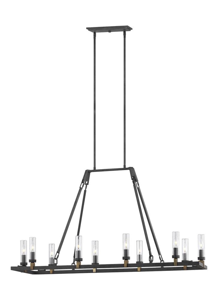 Generation Lighting - Feiss 10 - Light Chandelier OLF3218/10AF Chandeliers Visual Comfort Studio Collection   