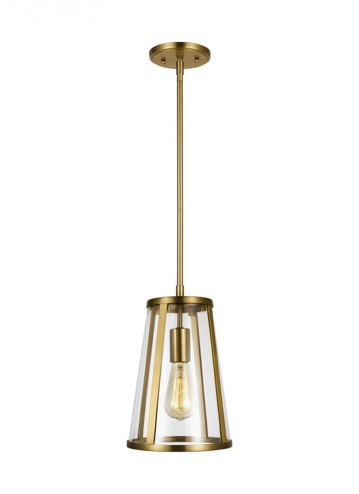 Generation Lighting Harrow Mini Pendant P1287 Pendants Generation Lighting Brass  