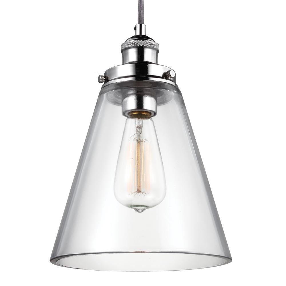 Generation Lighting Light Pendant P1347 Pendants Generation Lighting Nickel  