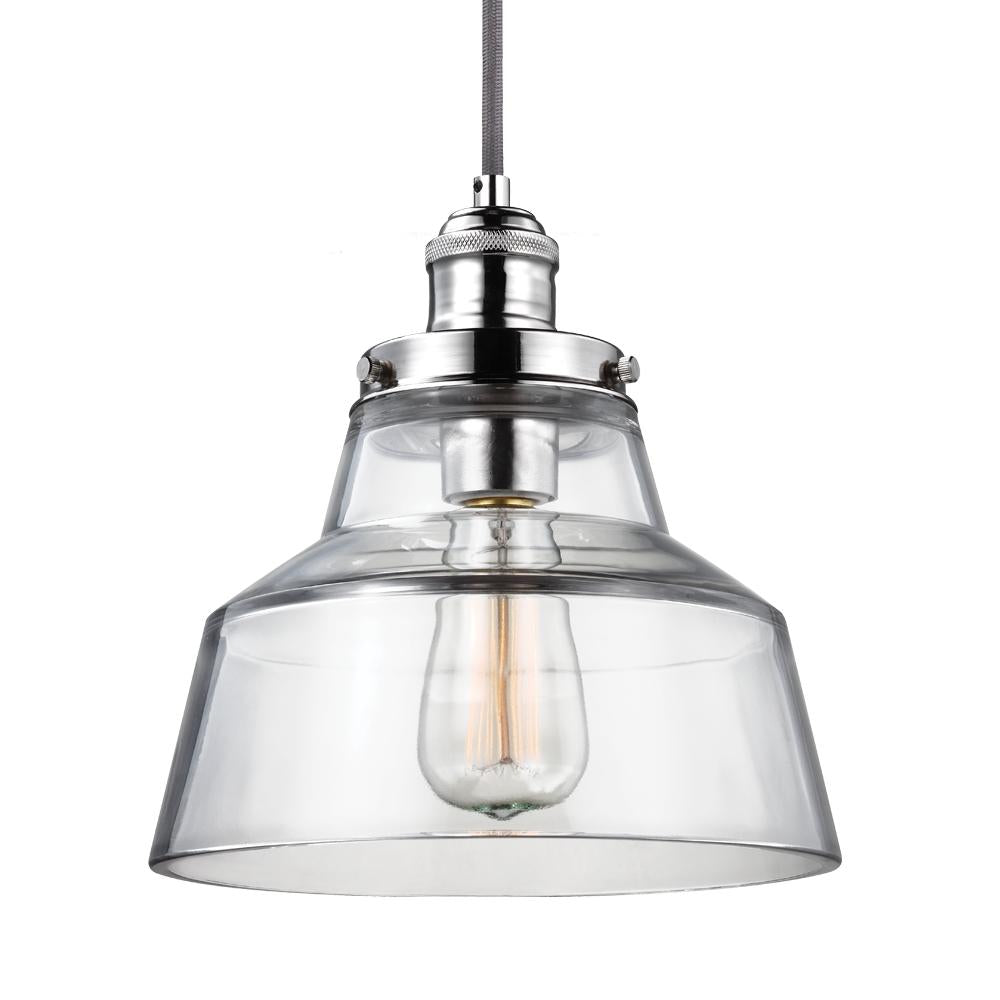 Generation Lighting Light Pendant P1348 Pendants Generation Lighting Nickel  