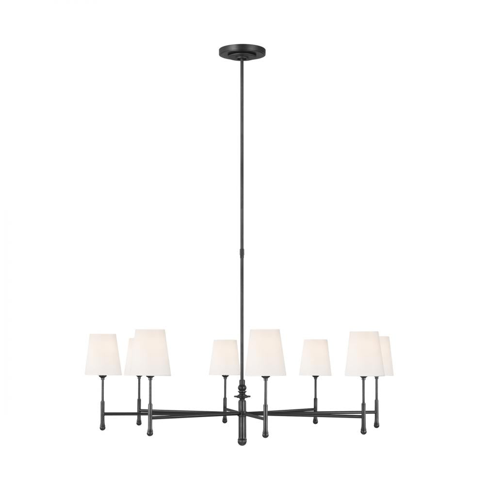 Generation Lighting  8 - Light Chandelier TC1028AI Chandeliers Generation Lighting Black|Brown  