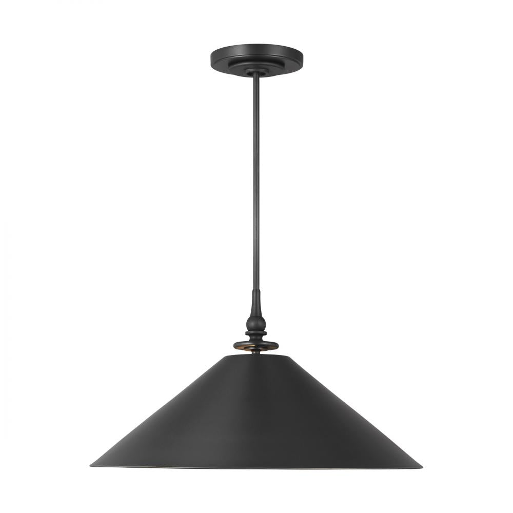 Generation Lighting  1 - Light Pendant TP1001AI Pendants Generation Lighting Black|Brown  