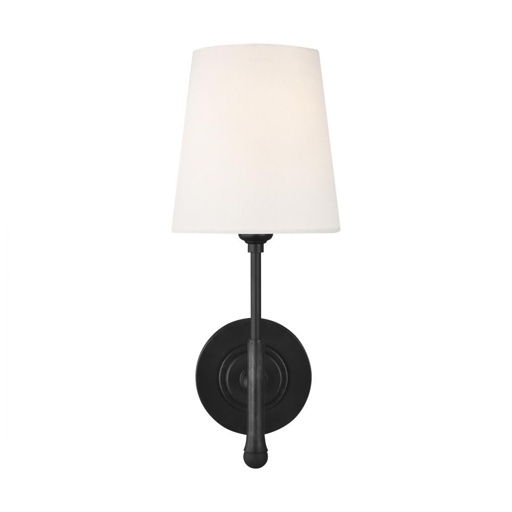 Generation Lighting  1 - Light Wall Sconce TW1001AI Wall Sconces Generation Lighting Black|Brown  