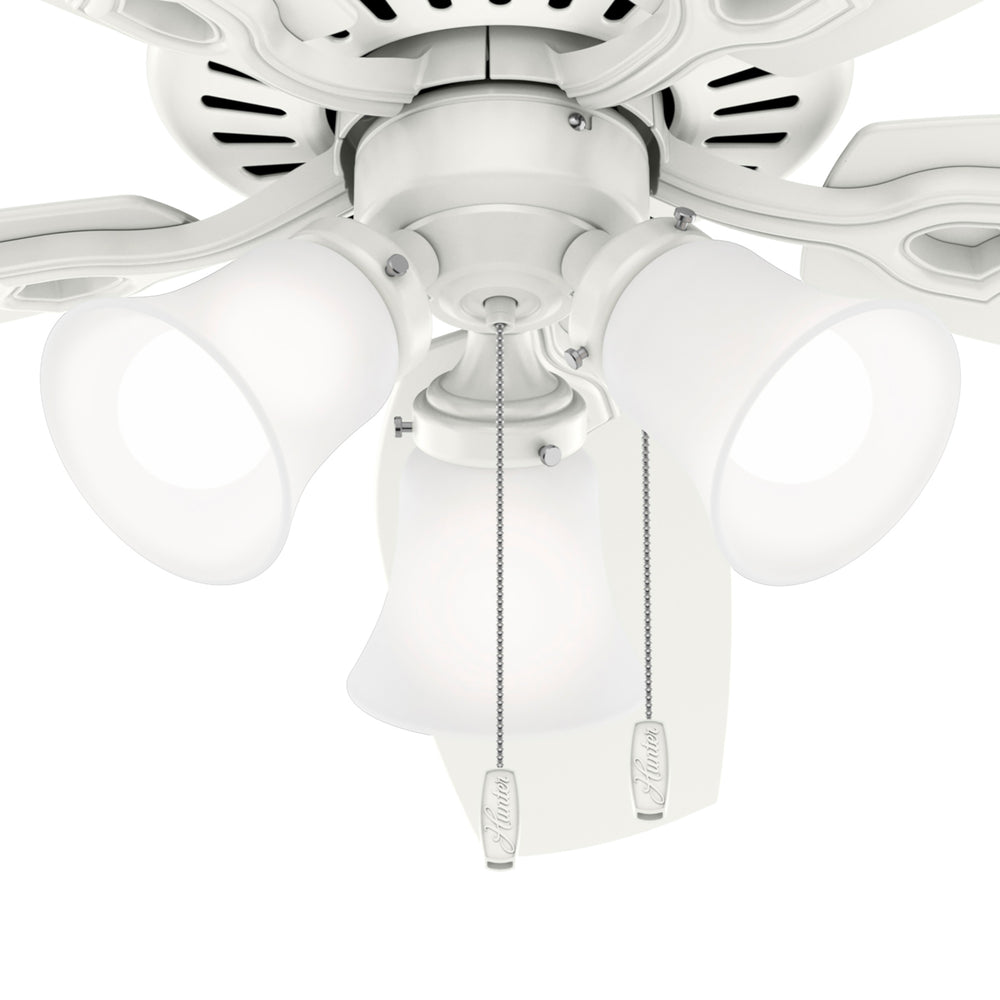 Hunter 52 inch Builder Ceiling Fan with LED Light Kit and Pull Chain