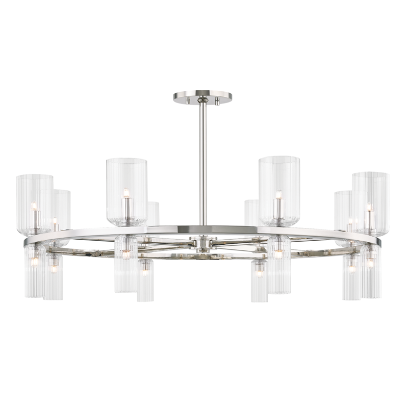 Mitzi 16 LIGHT CHANDELIER H384816 Chandeliers Mitzi Nickel  