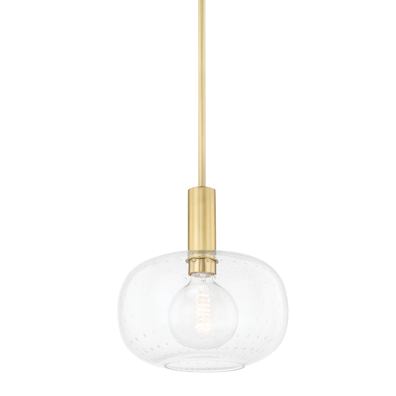 Mitzi 1 LIGHT PENDANT H403701 Pendants Mitzi Antique Brass  