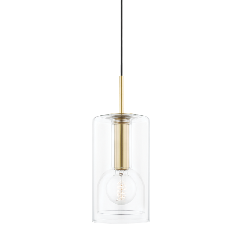 Mitzi 1 LIGHT PENDANT H415701A Pendants Mitzi Antique Brass  