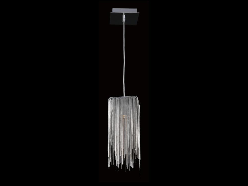 Avenue Lighting FOUNTAIN AVE. COLLECTION GOLD JEWELRY SQUARE HANGING FIXTURE HF1204-CH Pendants Avenue Lighting Chrome  