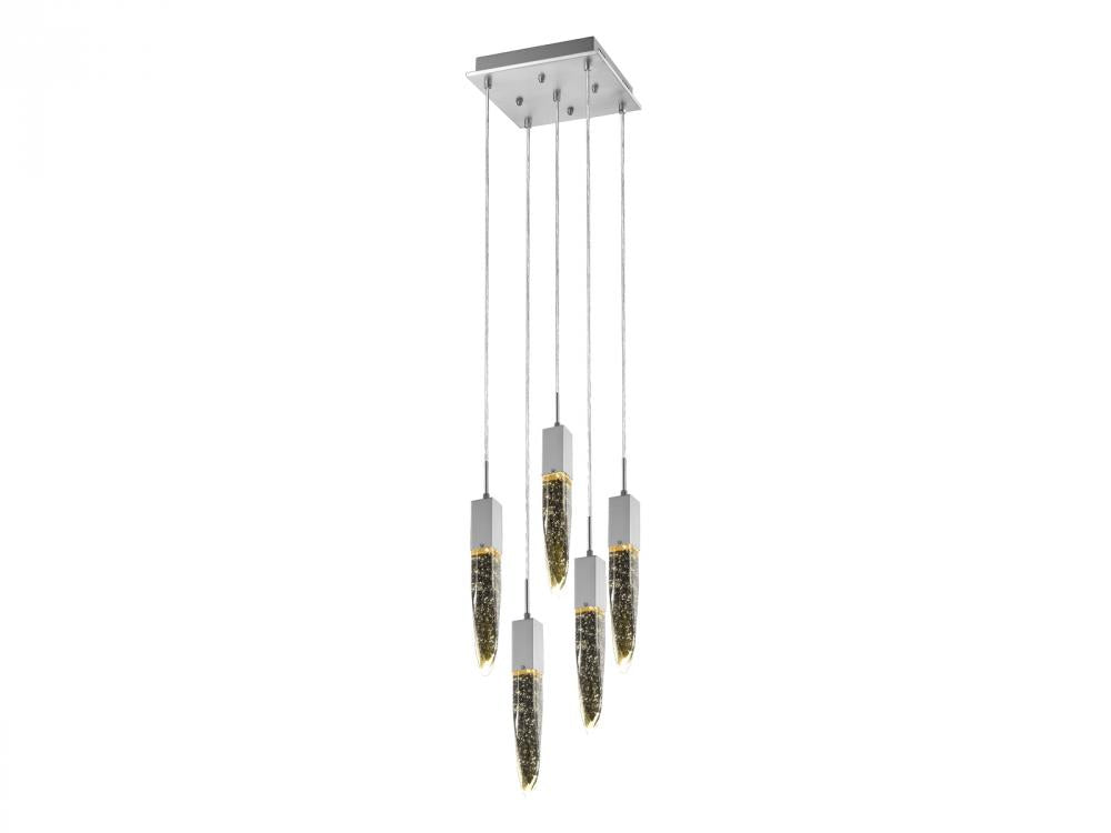 Avenue Lighting ASPEN COLLECTION HF1900-5-AP-CH Pendants Avenue Lighting Chrome  