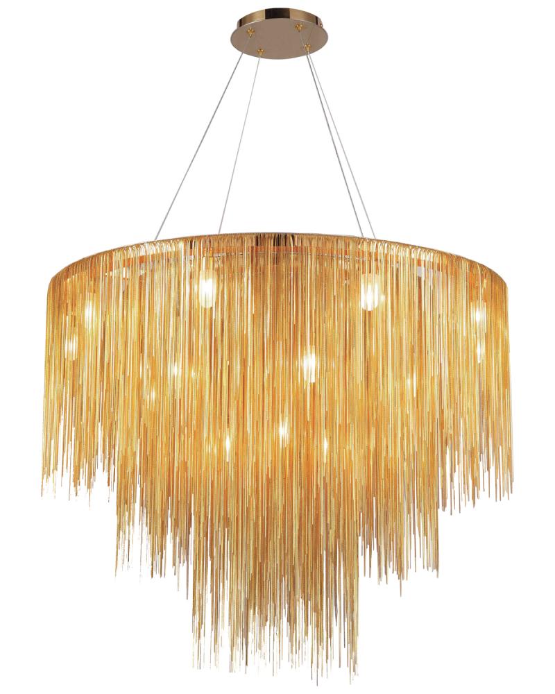 Avenue Lighting FOUNTAIN AVE COLLECTION HF2222-GLD Pendant Avenue Lighting Gold  