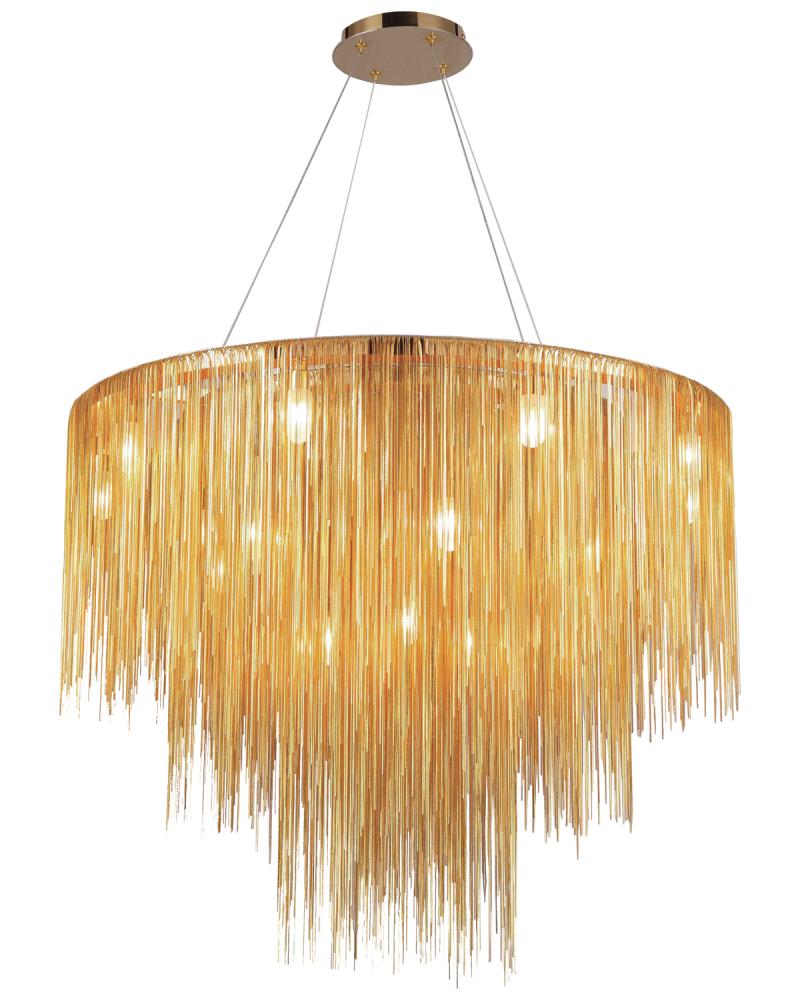 Avenue Lighting FOUNTAIN AVE COLLECTION HF2222-GLD Pendants Avenue Lighting Gold  