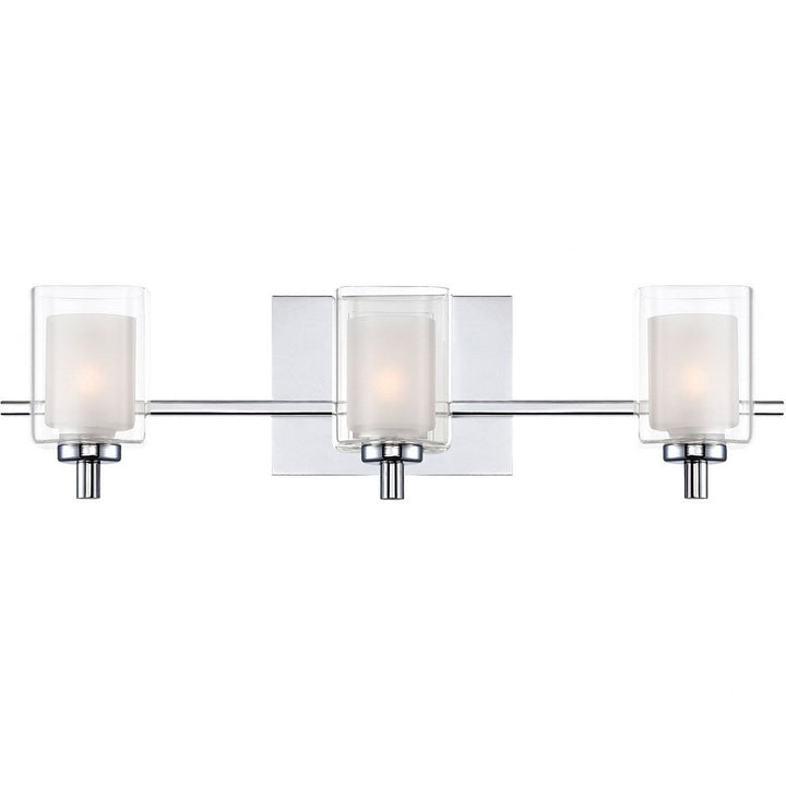 Quoizel Kolt Led Bath Light Vanity Lights Quoizel Polished Chrome  