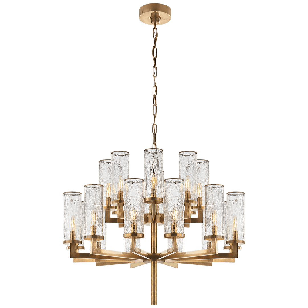 Visual Comfort Liaison Double Tier Chandelier