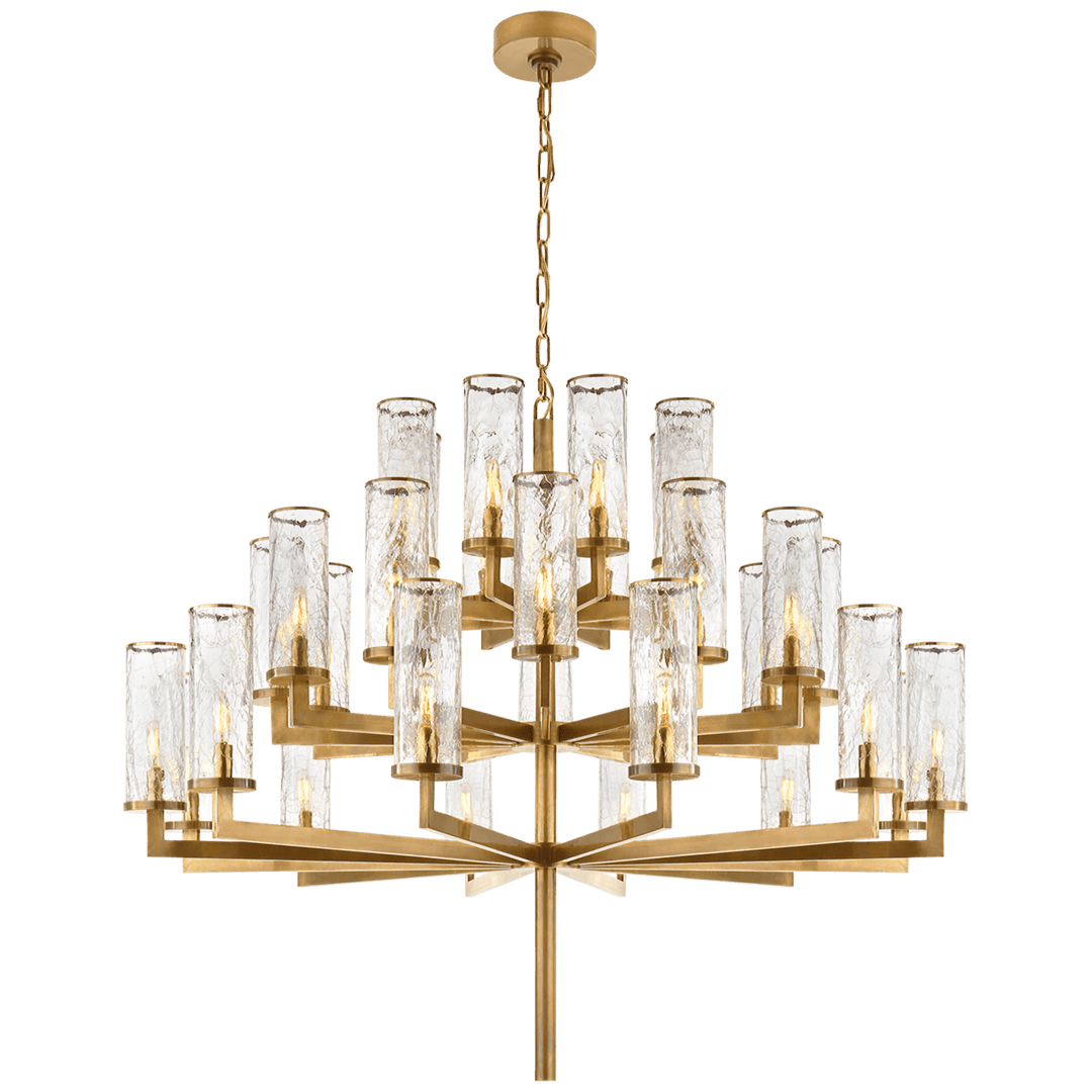 Visual Comfort Liaison Triple Tier Chandelier