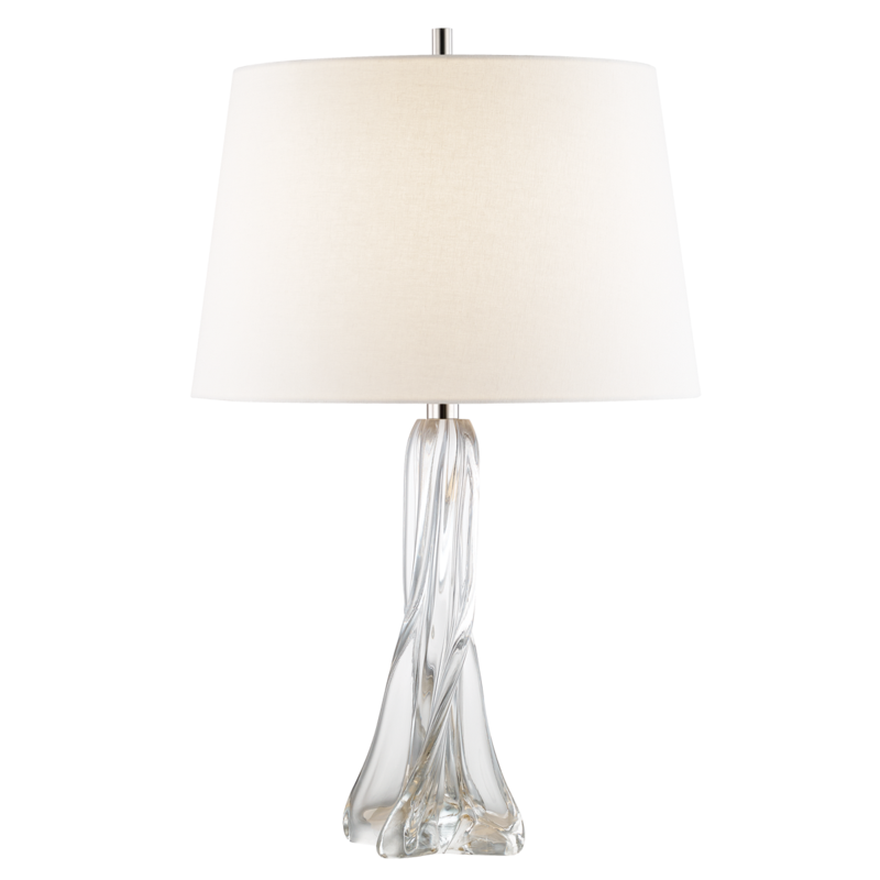 Hudson Valley 1 LIGHT LARGE TABLE LAMP L1029 Table Lamps Hudson Valley Lighting Nickel  