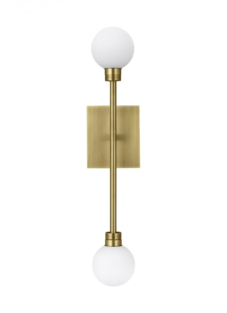 Tech Lighting Mara Wall Wall Sconces Visual Comfort Modern Aged Brass 120V 