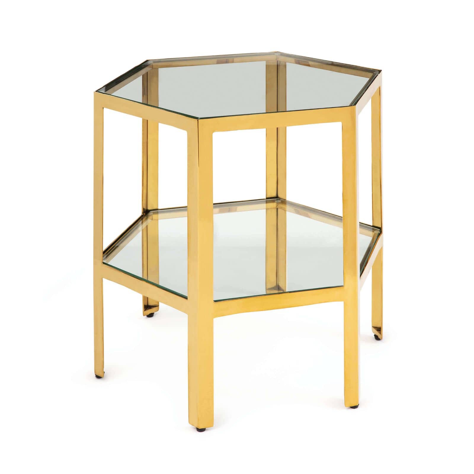 Regina Andrew  Quadrum Table Small (Gold) Décor/Home Accent Regina Andrew Gold  