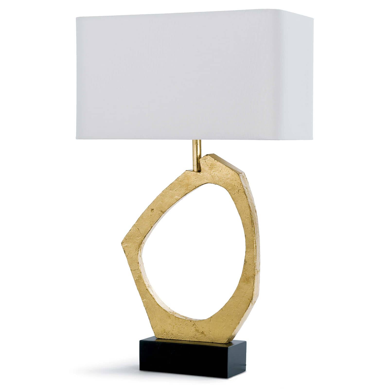 Regina Andrew  Manhattan Table Lamp (Gold Leaf) Lamp Regina Andrew Gold Leaf  