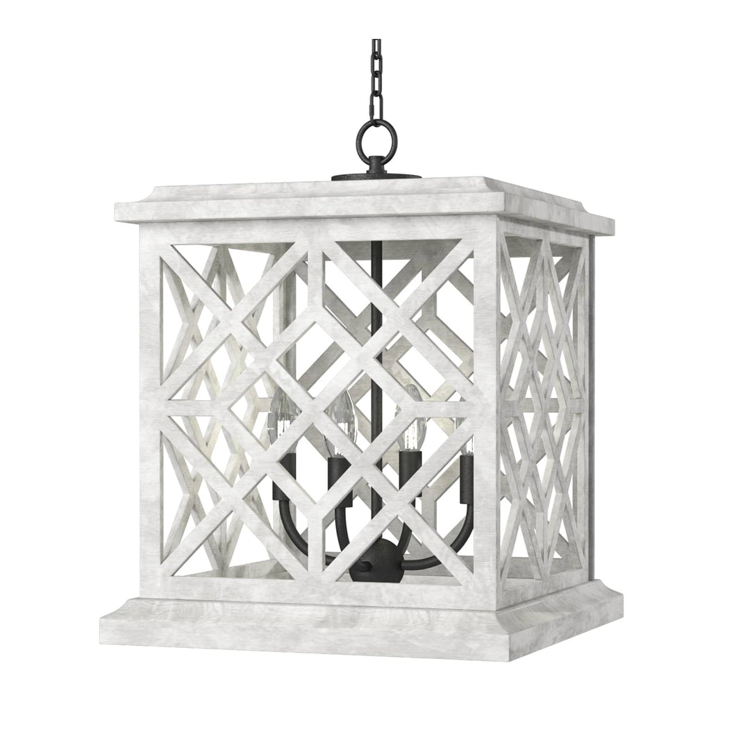 Regina Andrew  Chatham Wood Lantern Pendants Regina Andrew White  