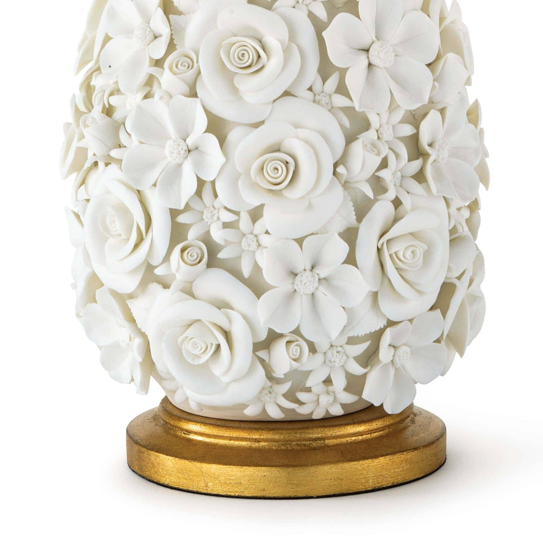 Regina Andrew  Alice Porcelain Flower Table Lamp Table Lamps Regina Andrew   