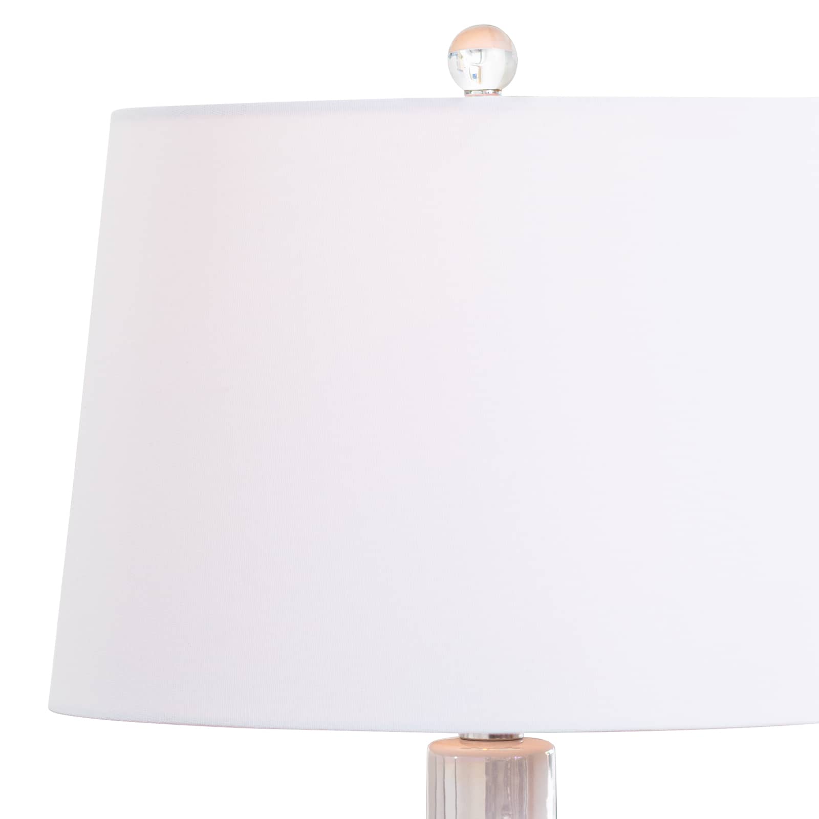 Regina Andrew  Glimmer Ceramic Table Lamp (Pearlized White) Lamp Regina Andrew   
