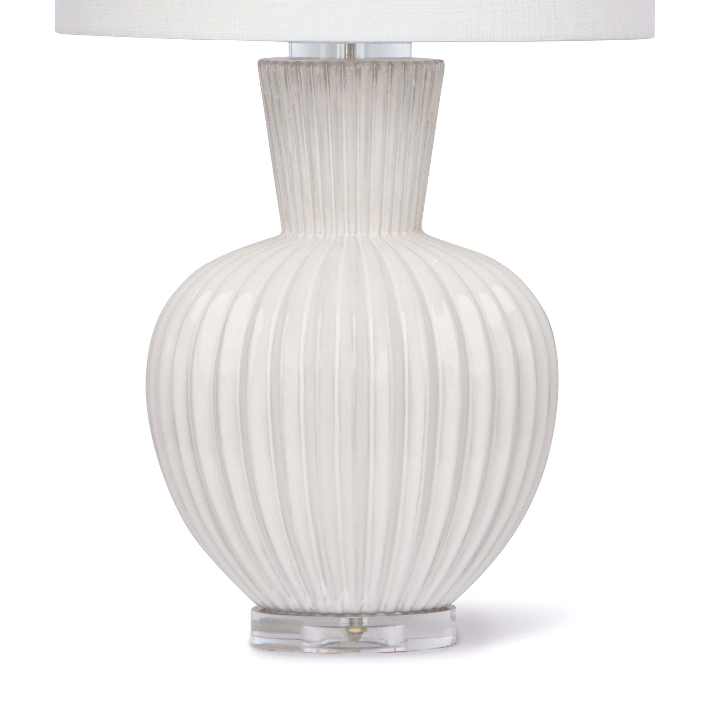 Regina Andrew  Madrid Ceramic Table Lamp (White) Lamp Regina Andrew   