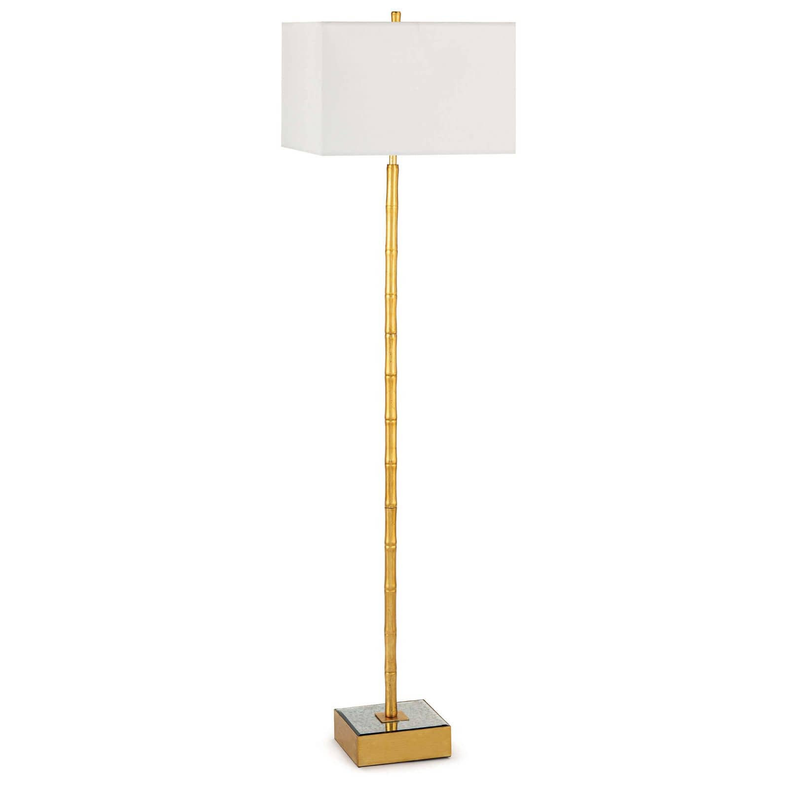 Regina Andrew  Sarina Floor Lamp Lamp Regina Andrew Gold Leaf  