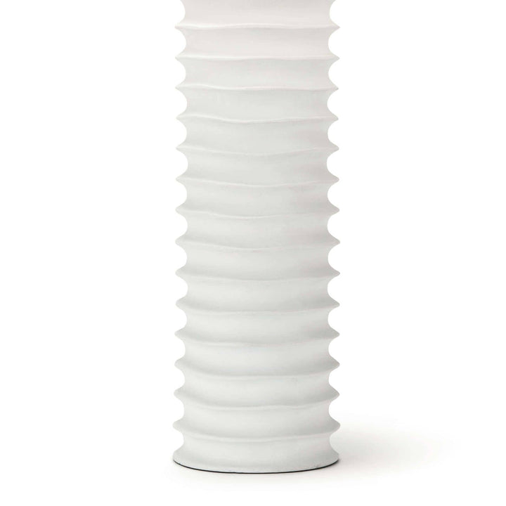 Regina Andrew  Nabu Metal Column Table Lamp (White) Table Lamps Regina Andrew   