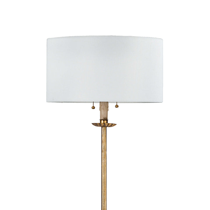 Regina Andrew  Clove Stem Floor Lamp (Antique Gold Leaf) Table Lamps Regina Andrew   