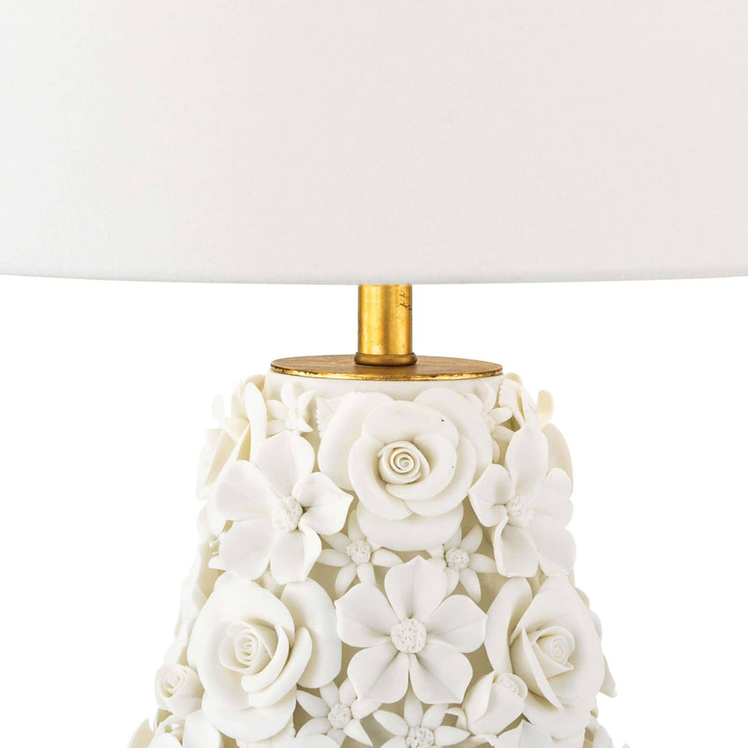 Regina Andrew  Alice Porcelain Flower Table Lamp Table Lamps Regina Andrew   