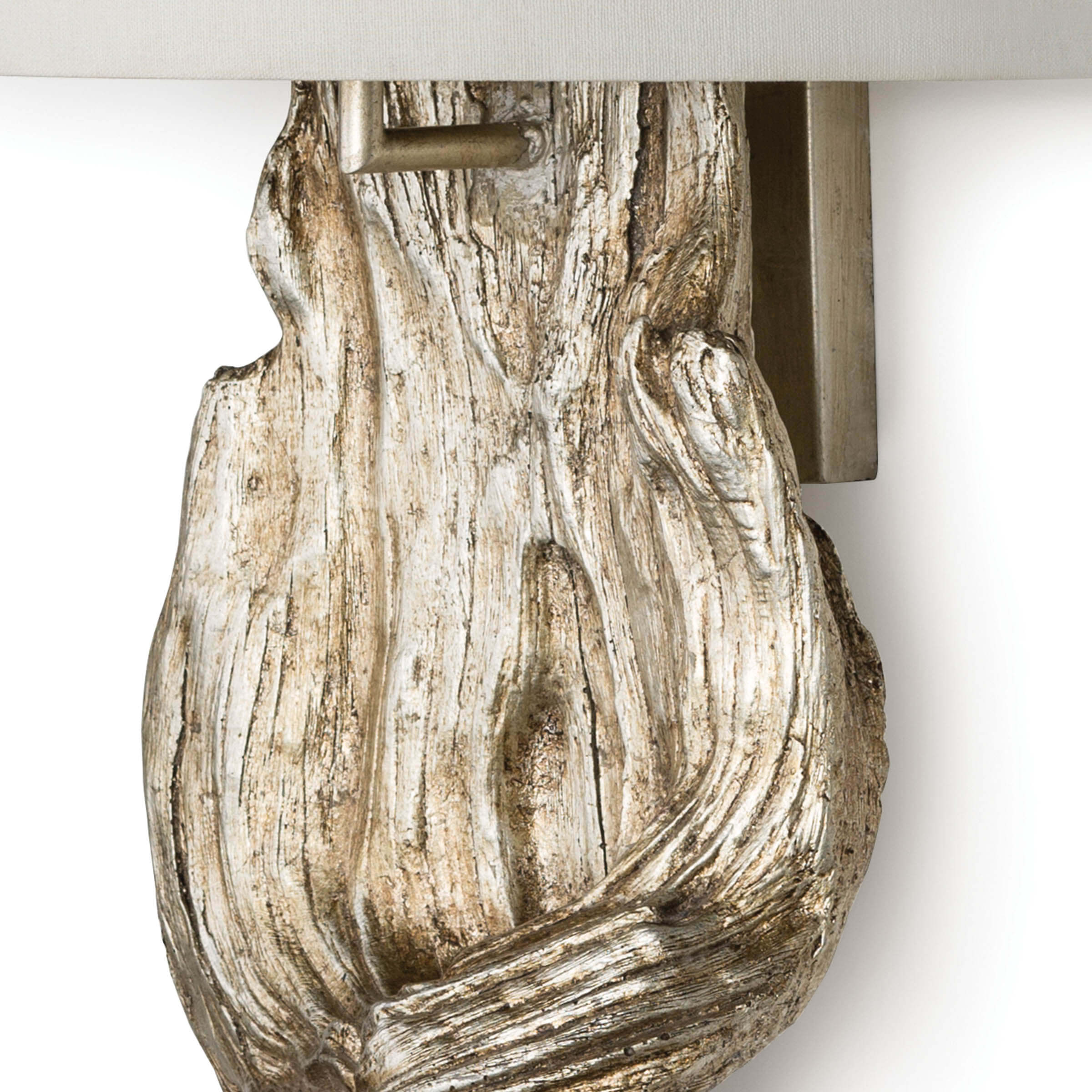 Regina Andrew Driftwood Sconce (Ambered Silver Leaf)
