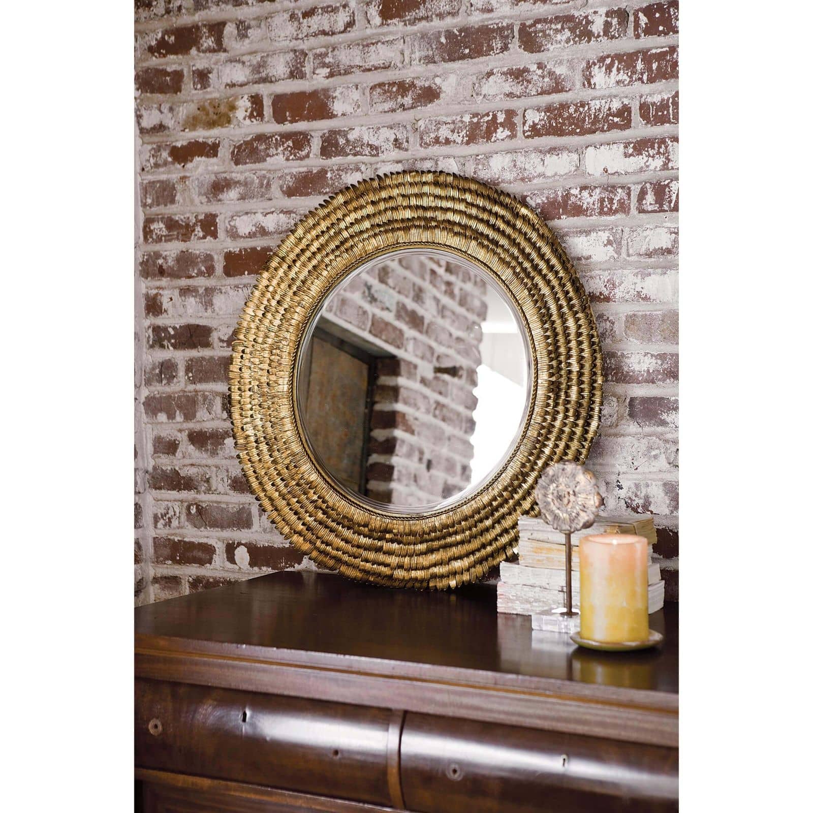 Regina Andrew Petal Mirror Small (Gold)