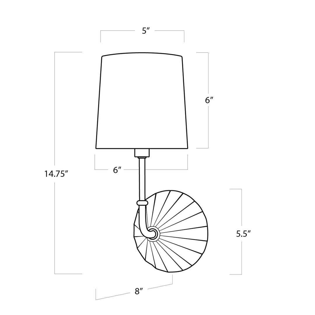 Regina Andrew Parasol Sconce