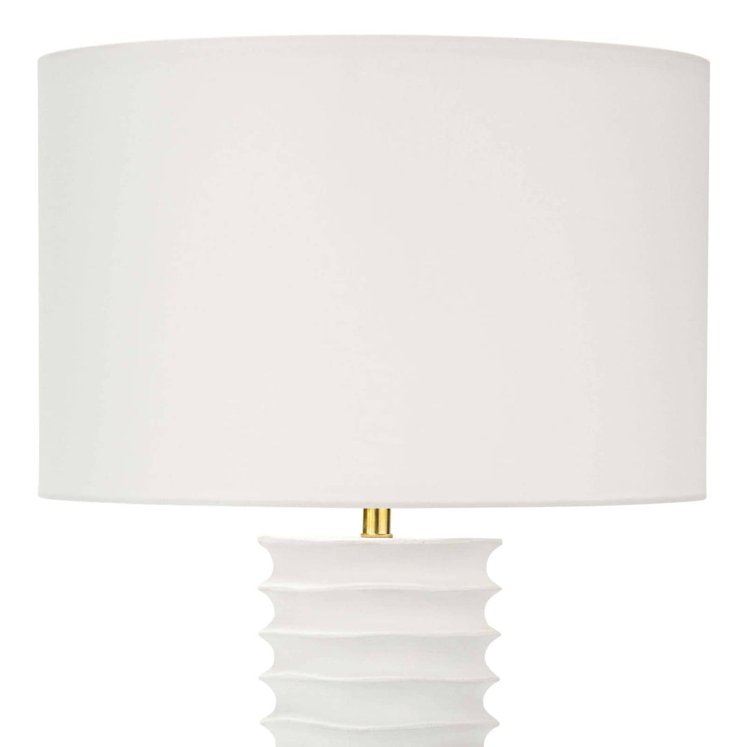 Regina Andrew  Nabu Metal Column Table Lamp (White) Table Lamps Regina Andrew   