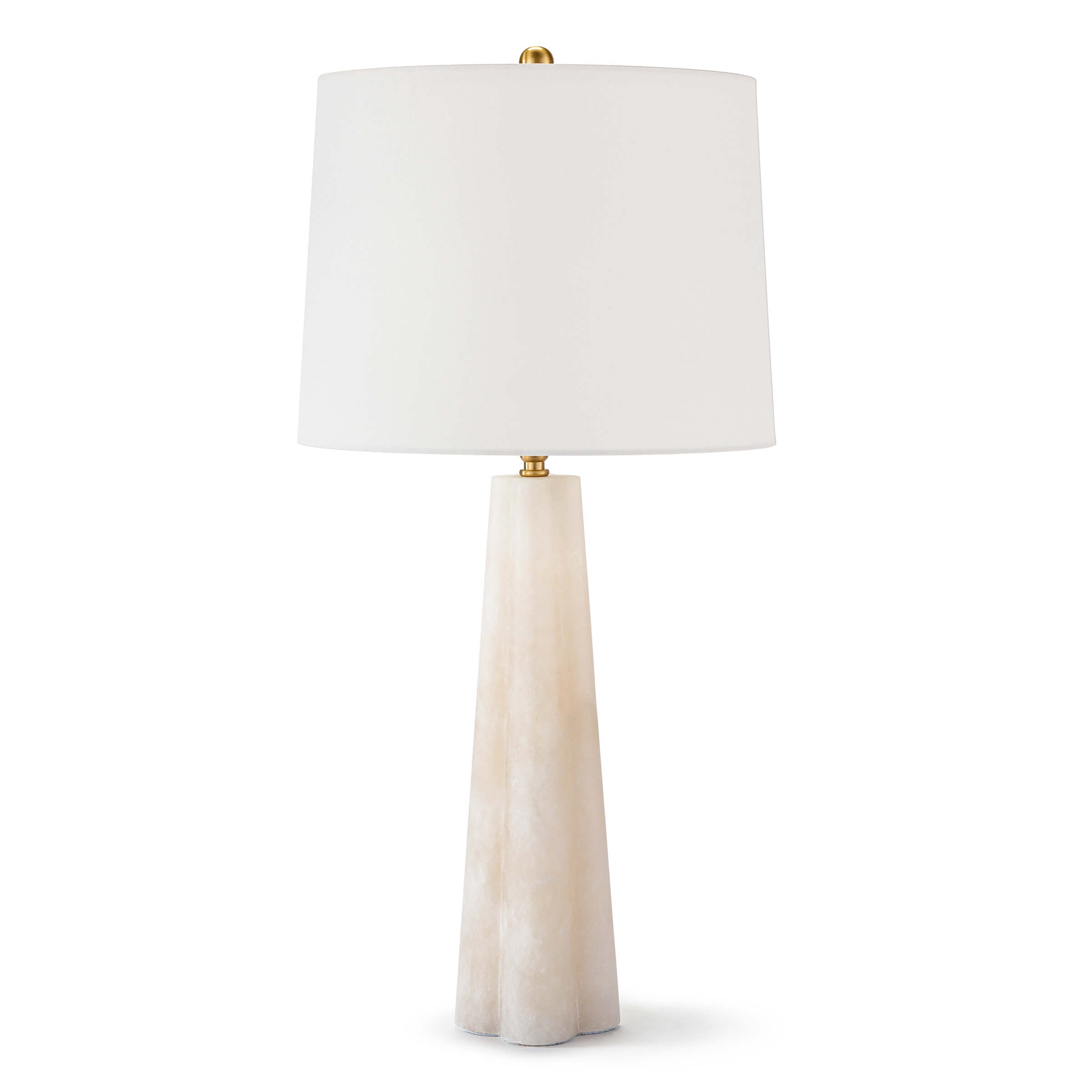 Regina Andrew Quatrefoil Alabaster Table Lamp Small