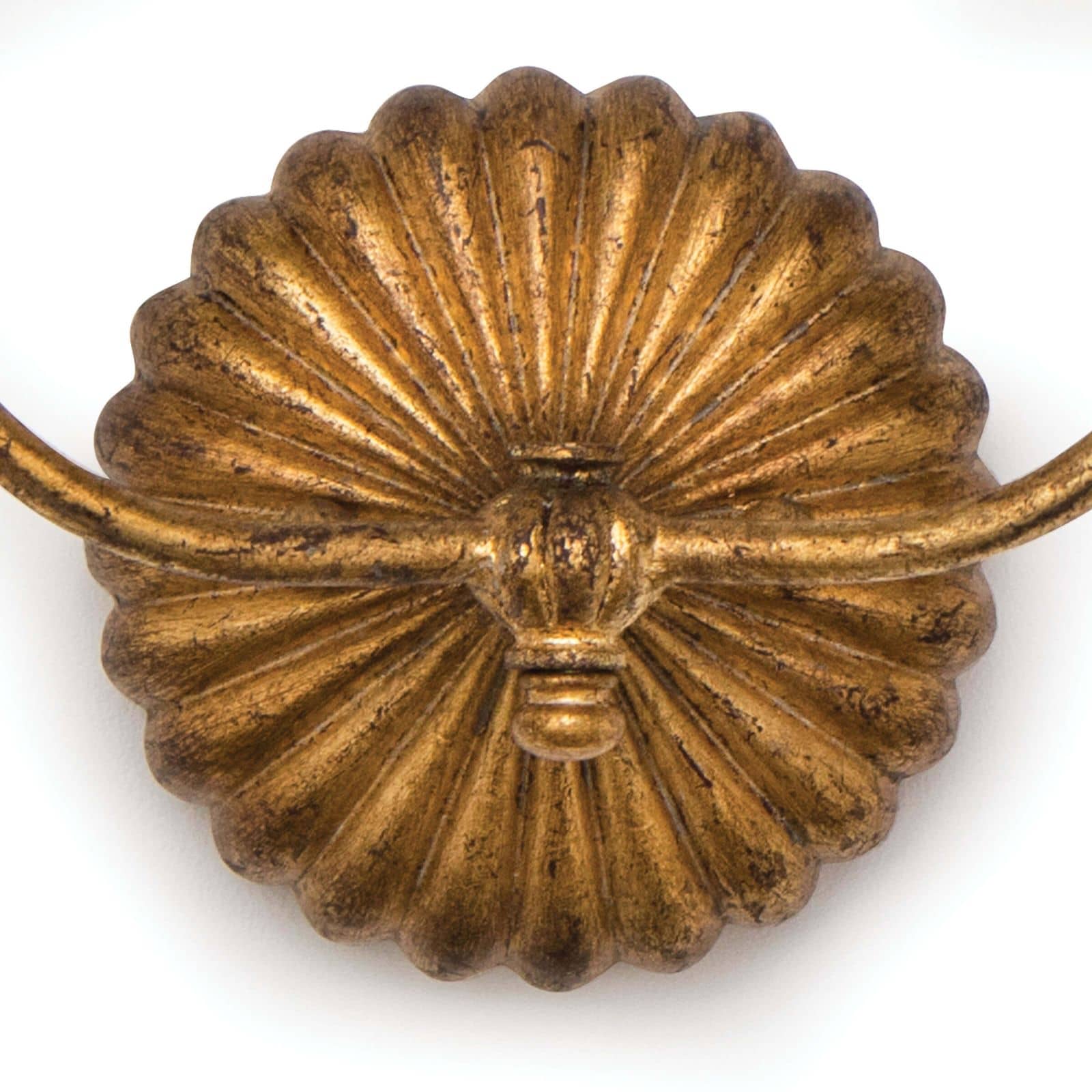 Regina Andrew Clove Sconce Double (Antique Gold Leaf)
