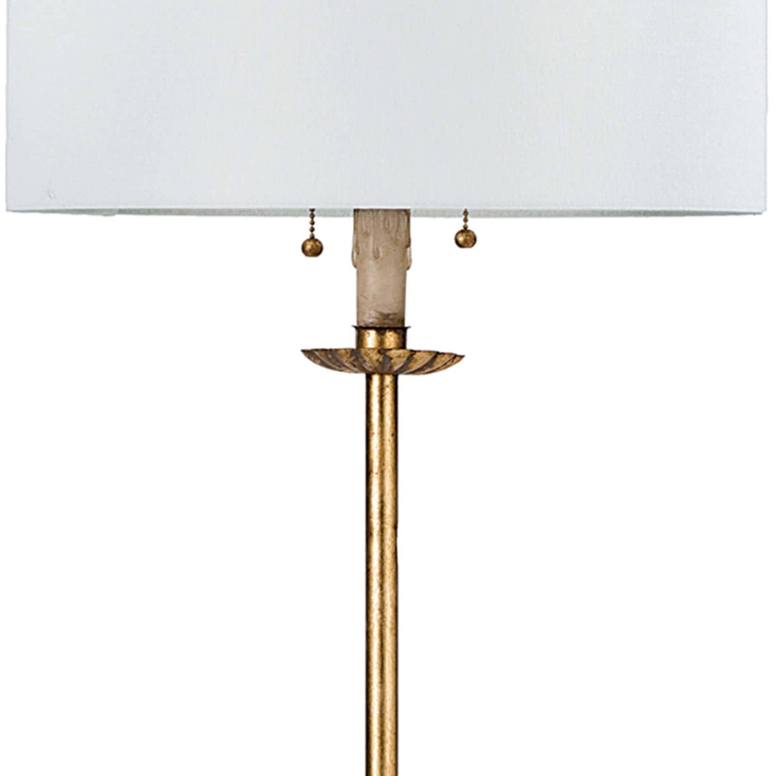 Regina Andrew Clove Stem Floor Lamp (Antique Gold Leaf)