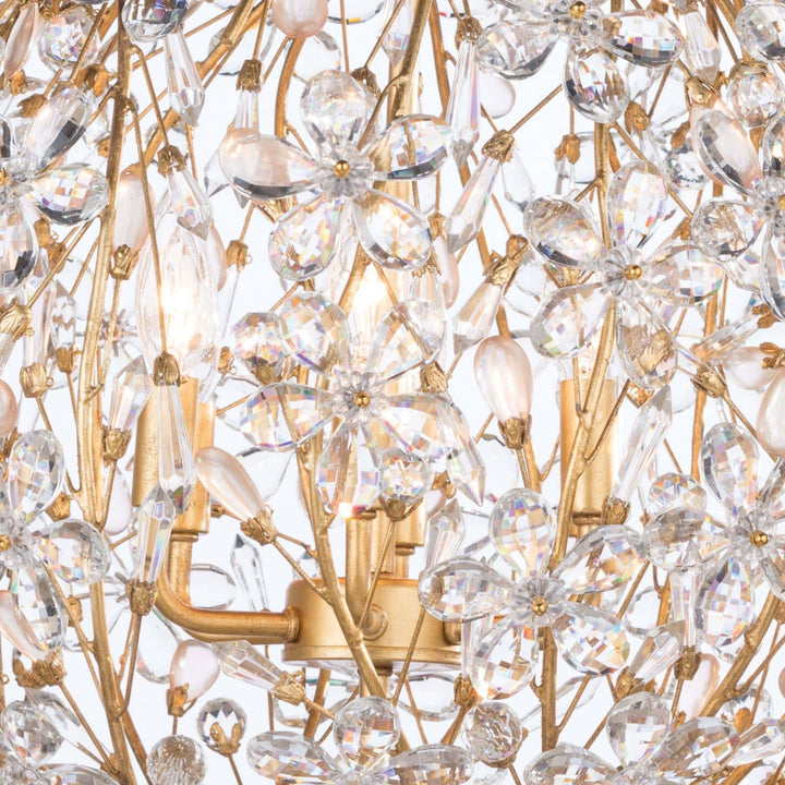 Regina Andrew  Cheshire Chandelier Small (Gold Leaf) Chandeliers Regina Andrew   