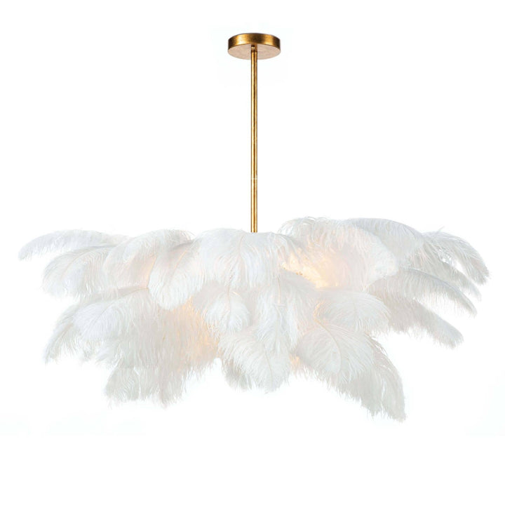 Regina Andrew  Josephine Feather Chandelier Chandeliers Regina Andrew   