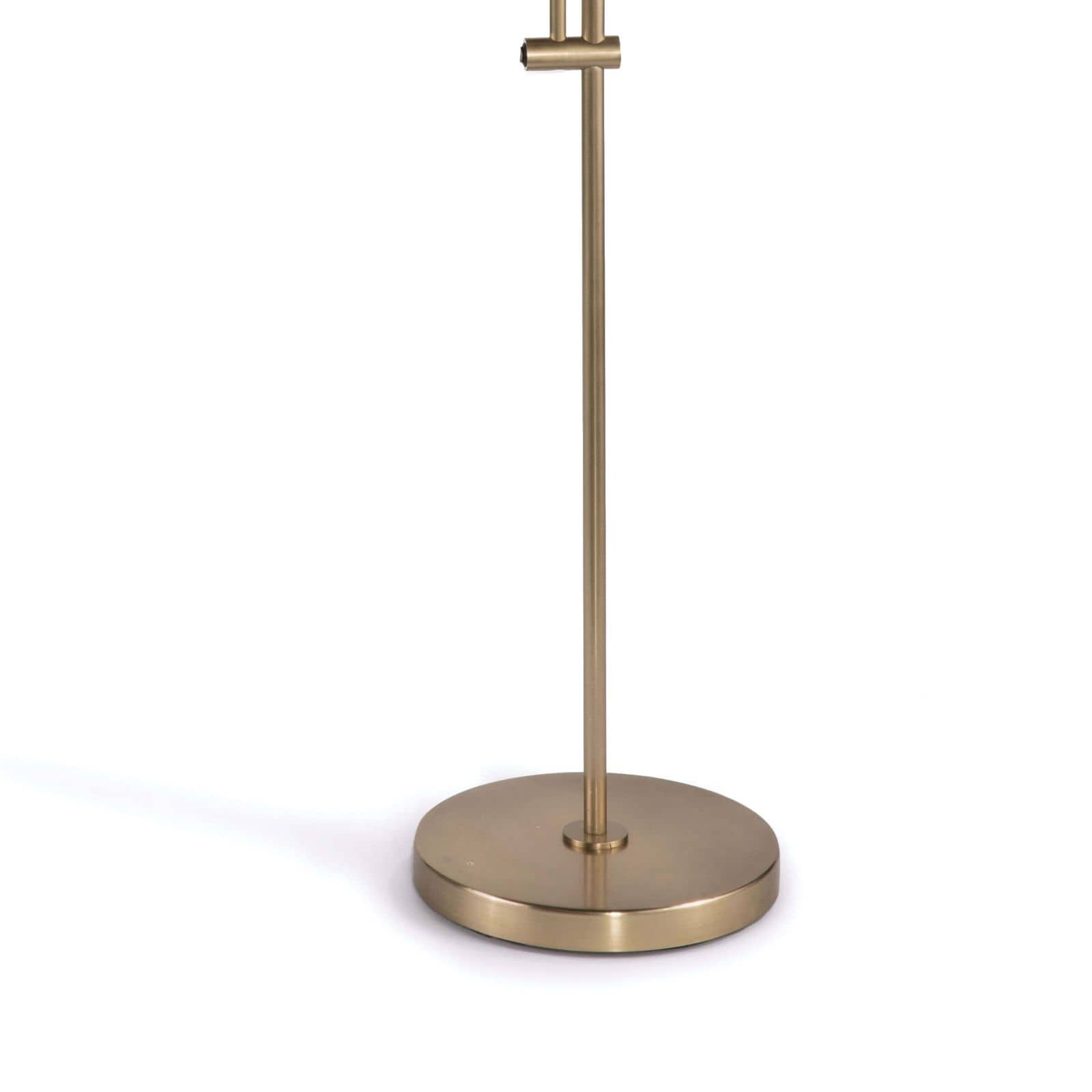 Regina Andrew Arc Floor Lamp With Fabric Shade (Natural Brass)