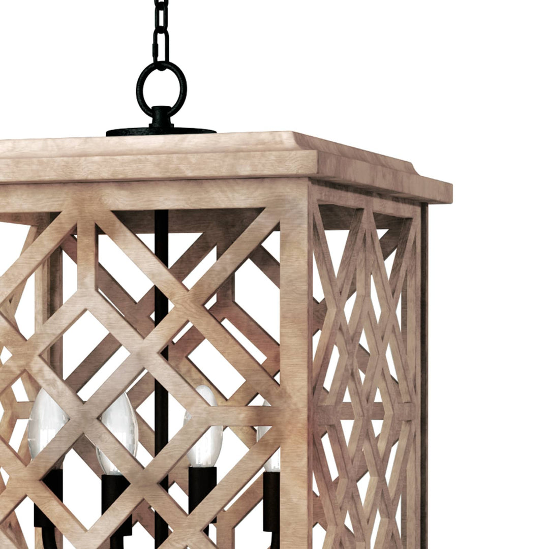 Regina Andrew  Chatham Wood Lantern Pendants Regina Andrew   