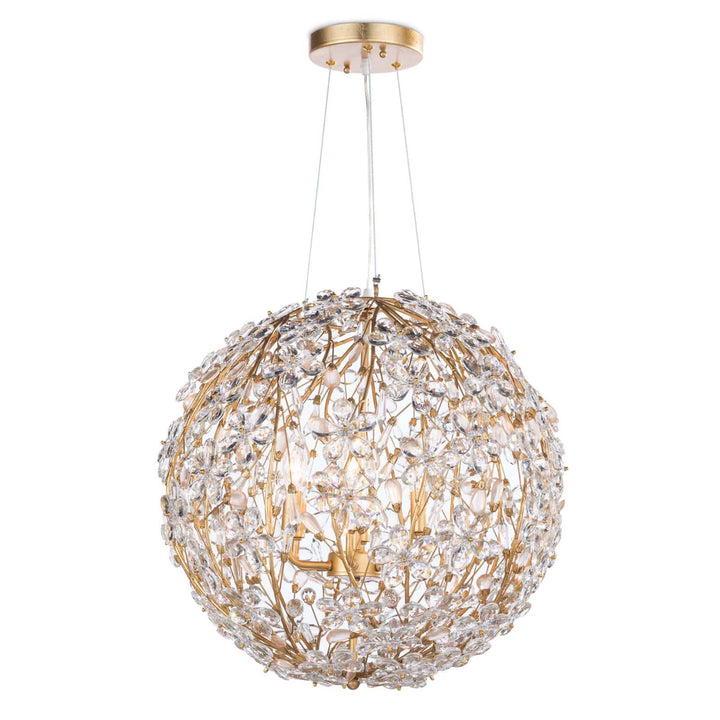 Regina Andrew  Cheshire Chandelier Small (Gold Leaf) Chandeliers Regina Andrew Gold Leaf  