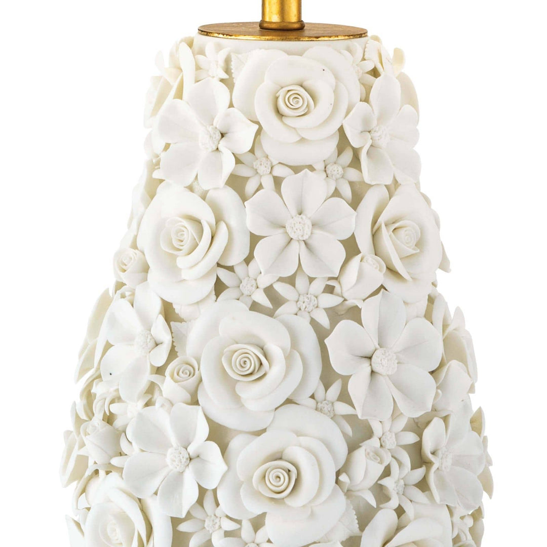 Regina Andrew  Alice Porcelain Flower Table Lamp Table Lamps Regina Andrew   