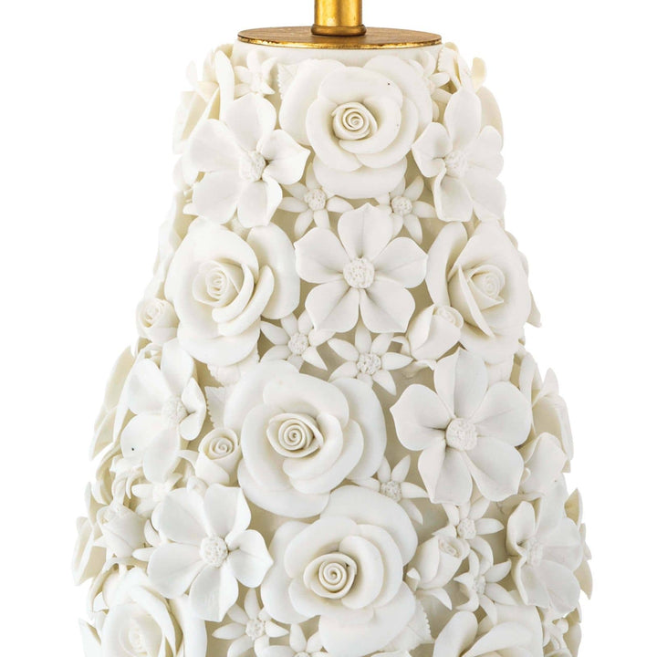 Regina Andrew  Alice Porcelain Flower Table Lamp Table Lamps Regina Andrew   