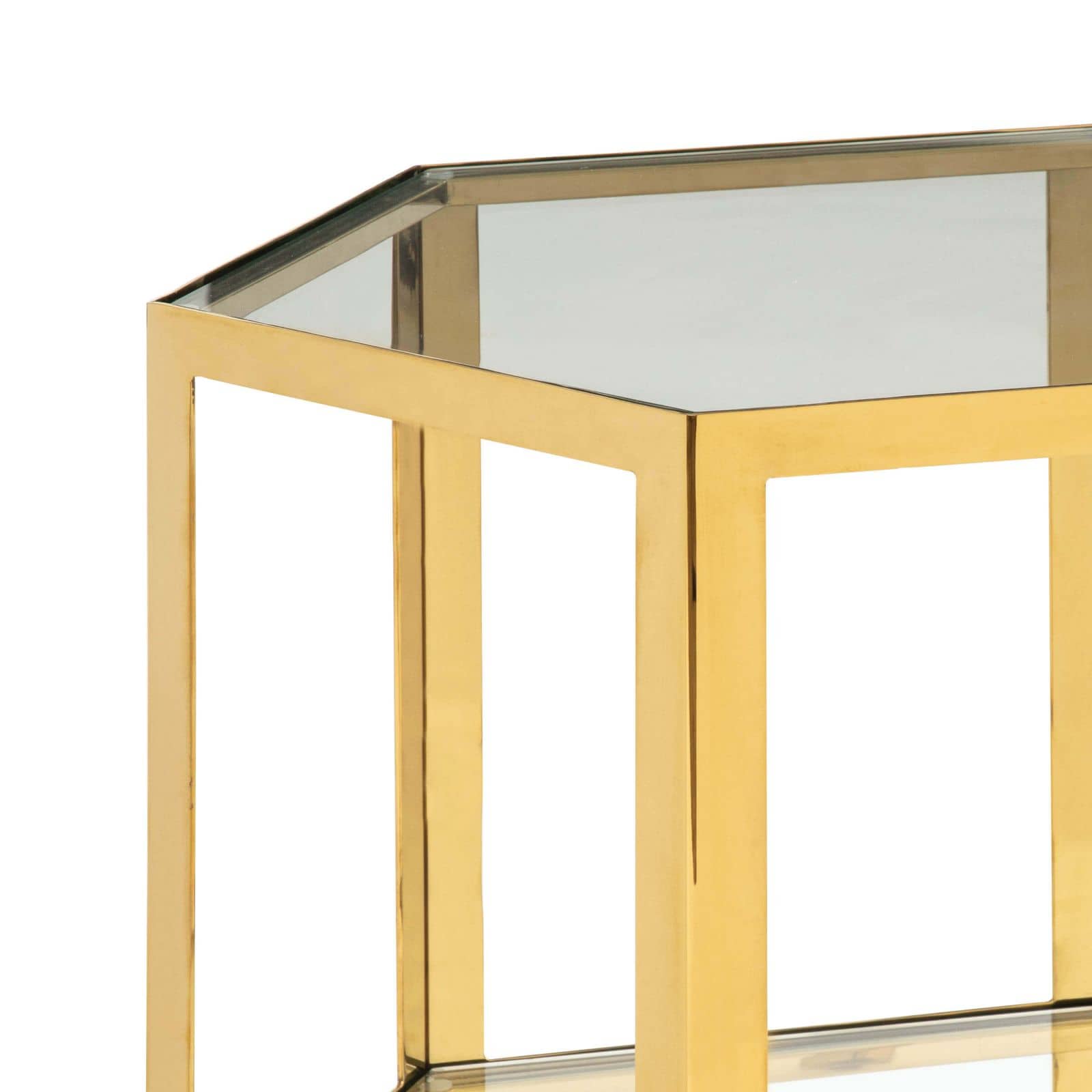 Regina Andrew  Quadrum Table Large (Gold) Décor/Home Accent Regina Andrew   