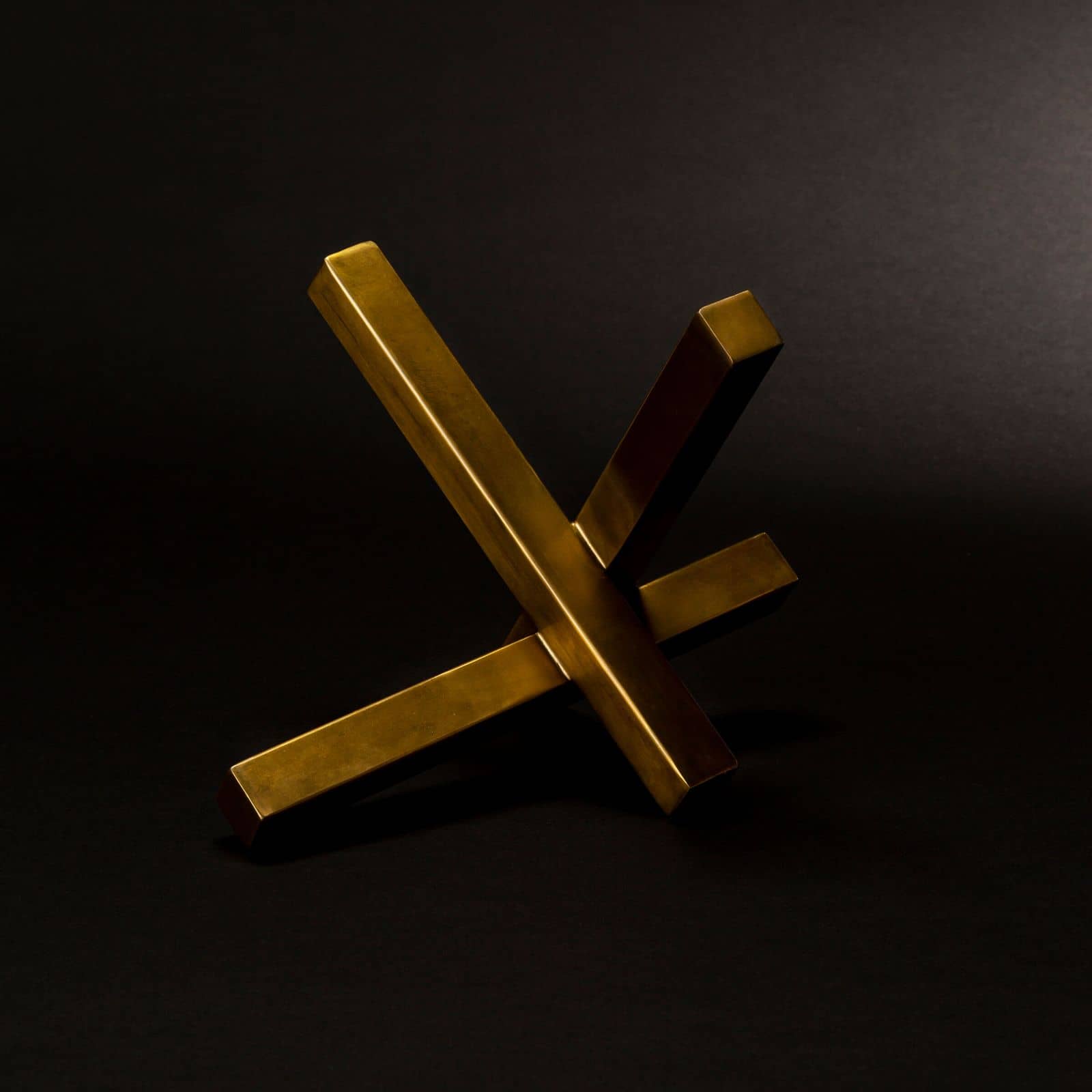 Regina Andrew Intersecting Sculpture (Brass)